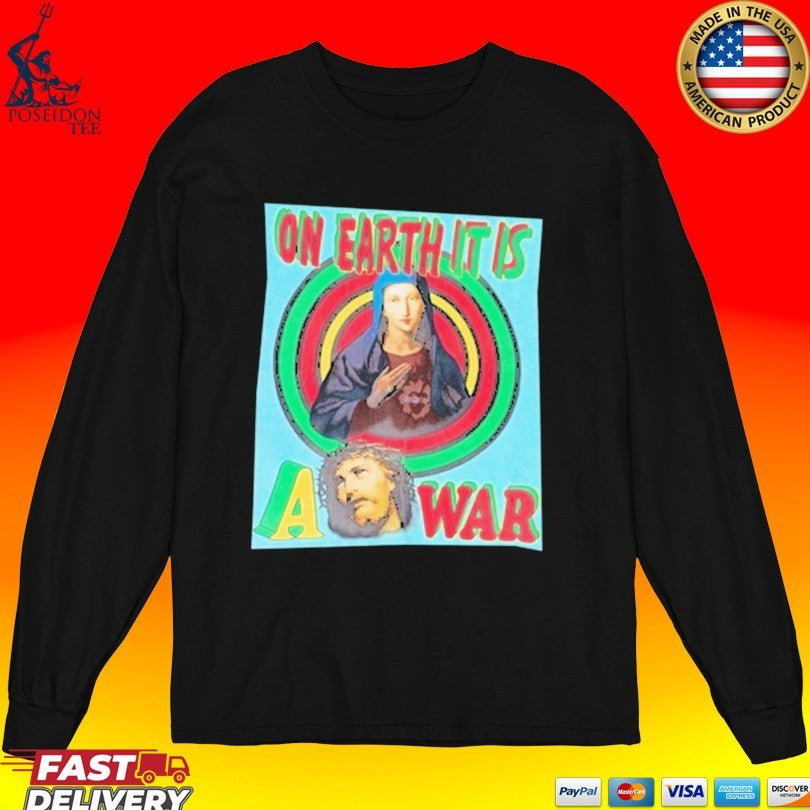 Houston Texans Saint Michael On Earth It Is A War T-shirt