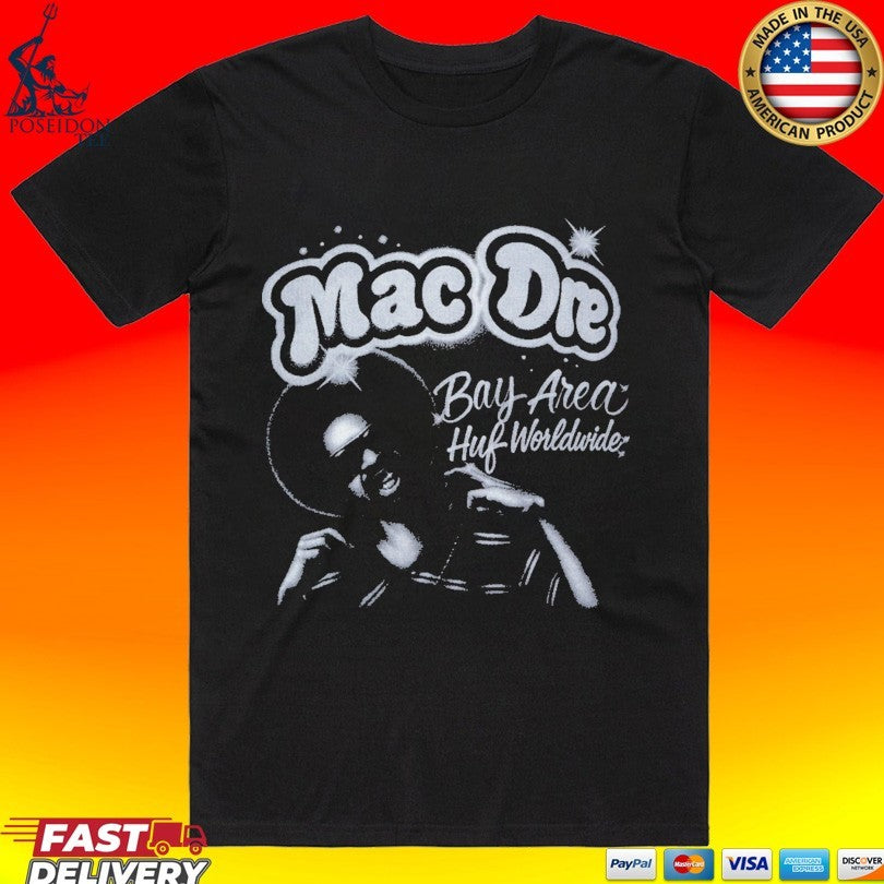 Huf X Mac Dre Bay Area Huf Worldwide Airbrush T-shirt