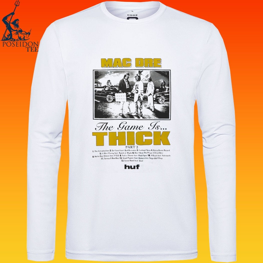 Huf X Mac Dre Game Is Thick Tie-dye T-shirt