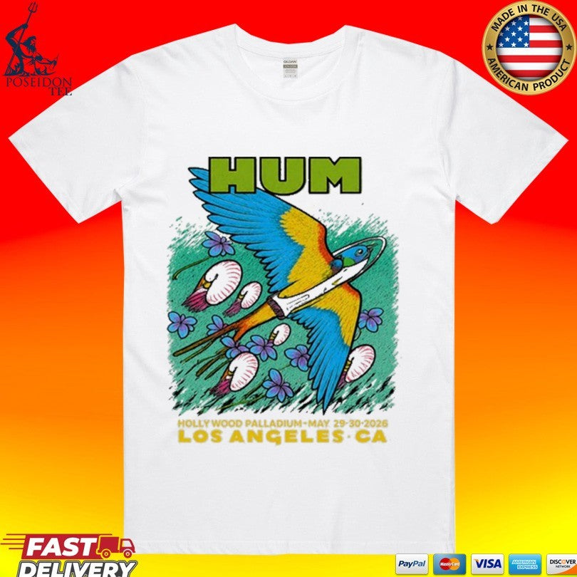 Hum in Los Angeles May 29, 30 2026 T-shirt