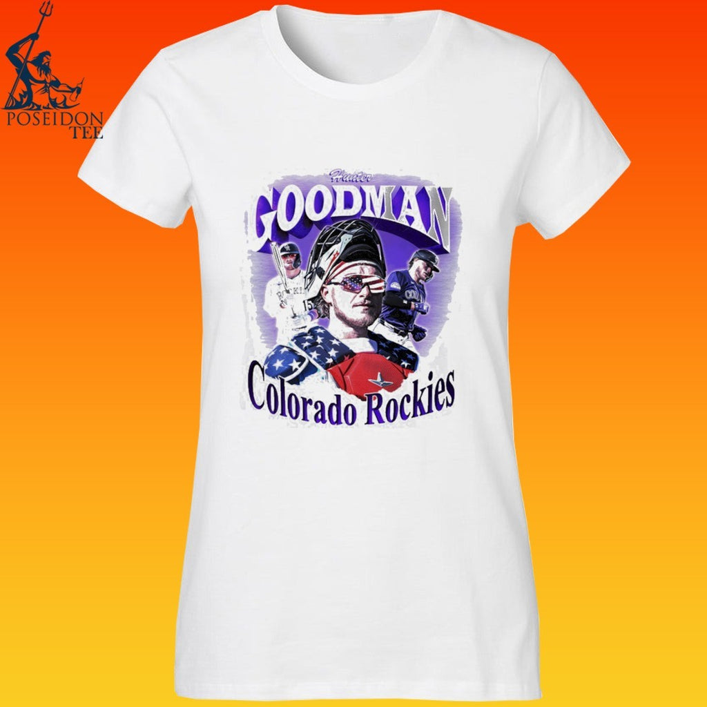 Hunter Goodman Colorado Rockies Baseball Giveaway 2026 T-shirt