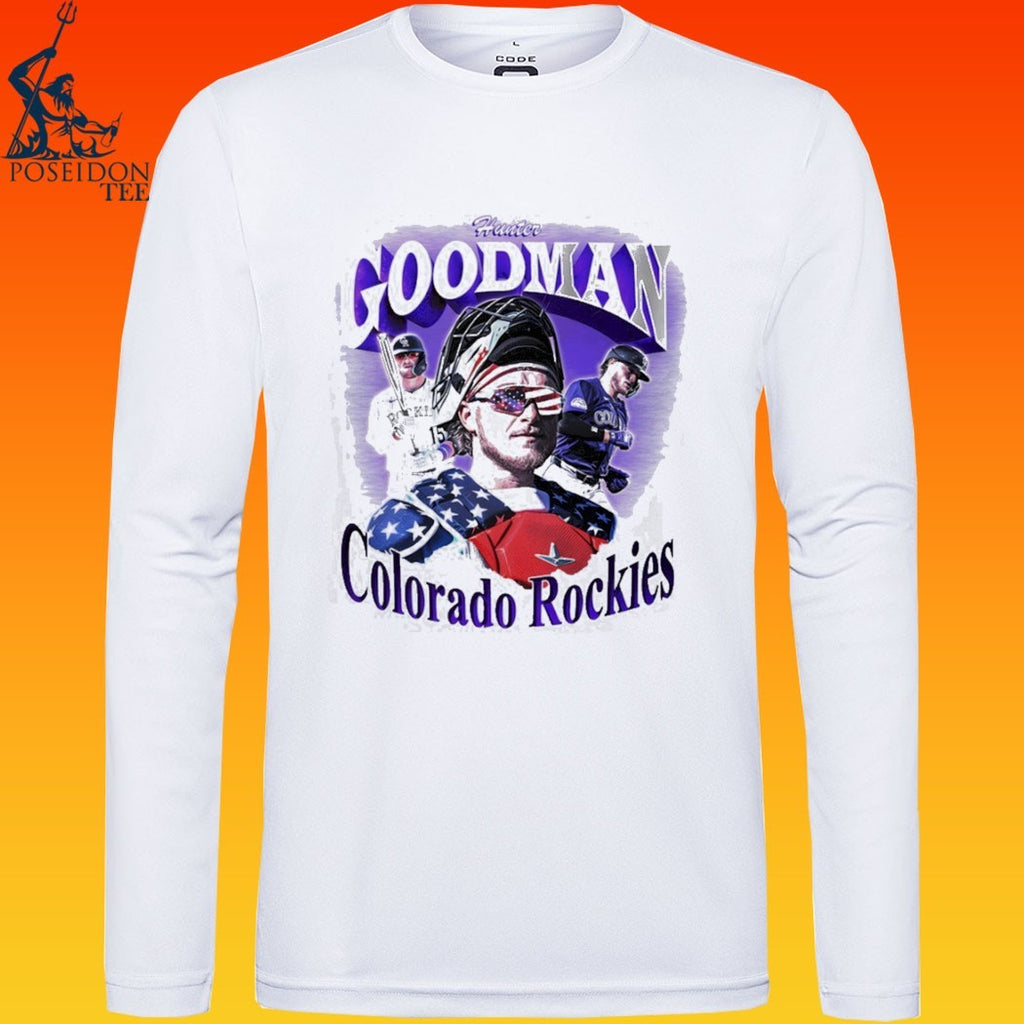 Hunter Goodman Colorado Rockies Baseball Giveaway 2026 T-shirt