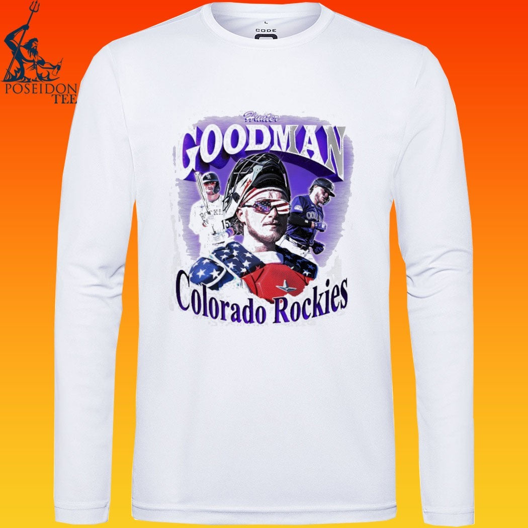 Hunter Goodman Colorado Rockies Baseball Giveaway 2026 T-shirt