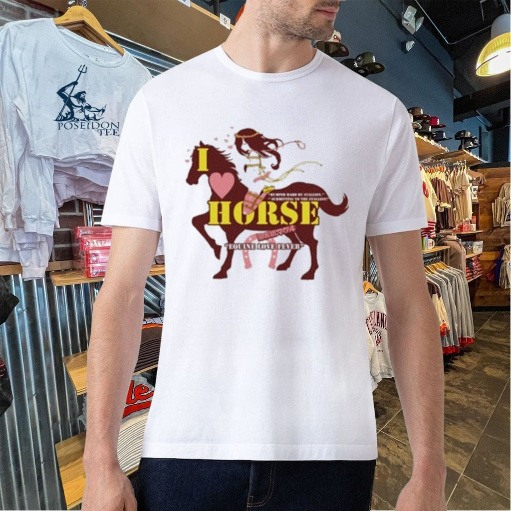 I Love Horse Humped Hard By Stallion Japanese T-shirt