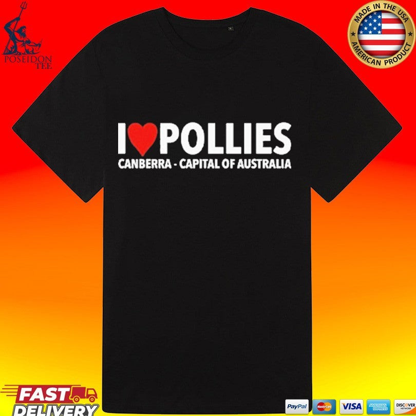 I Love Pollies Canberra Capital Australia T-shirt