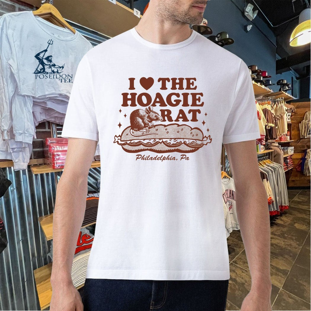 I Love The Hoagie Rat Philadelphia Pa T-shirt