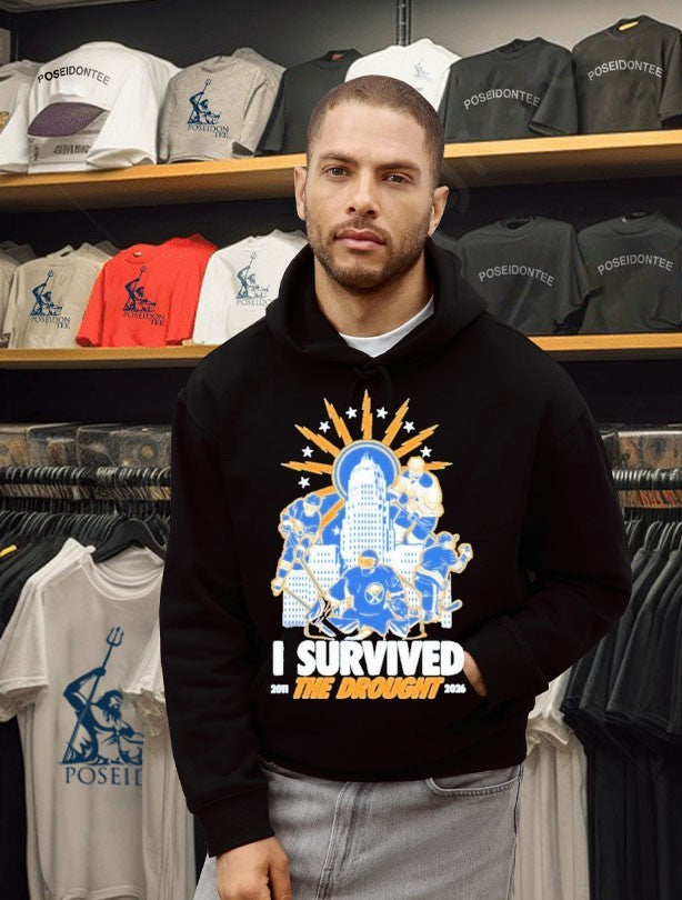 I Survived The Drought 2011 2026 Buffalo Sabres Hockey T-shirt