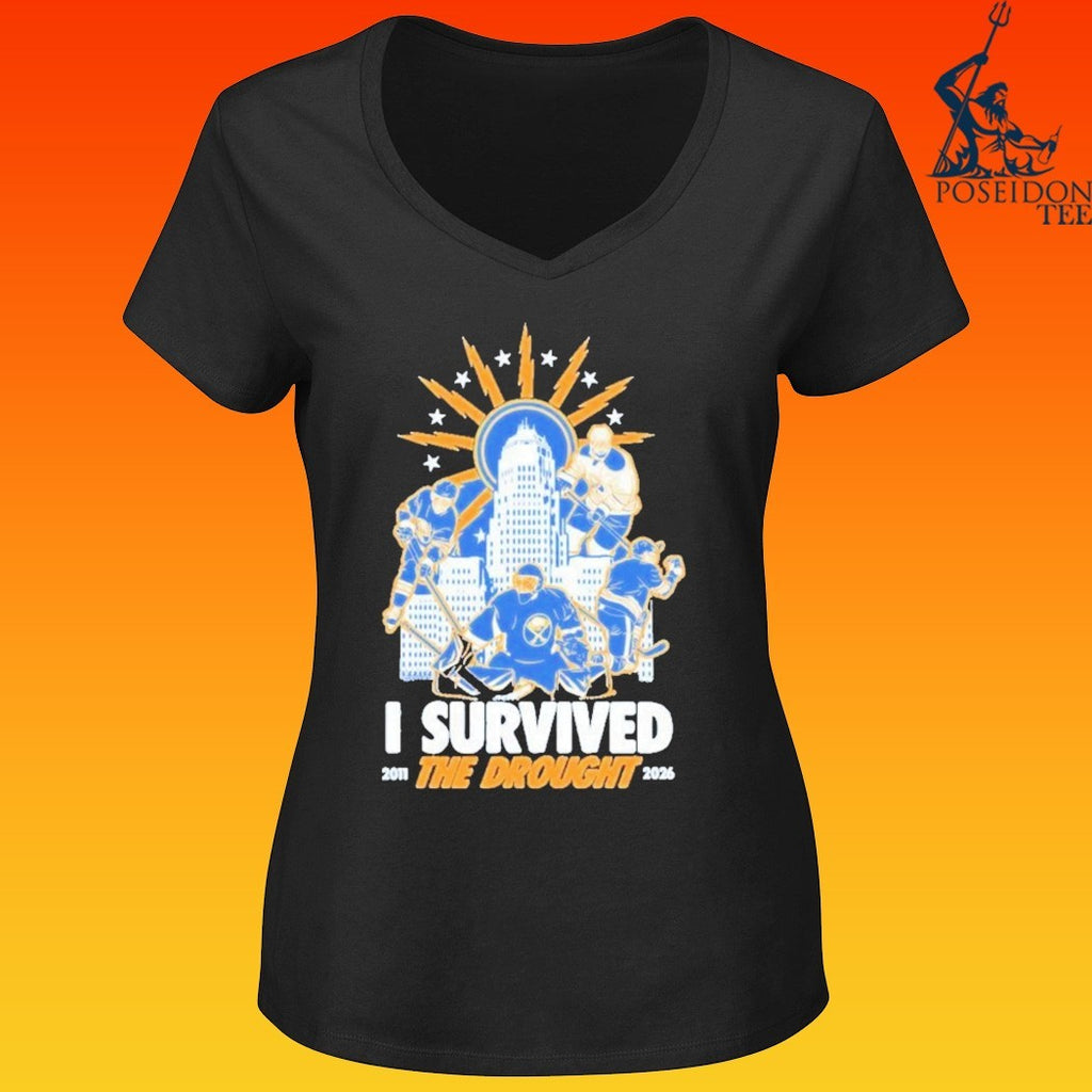 I Survived The Drought 2011 2026 Buffalo Sabres Hockey T-shirt