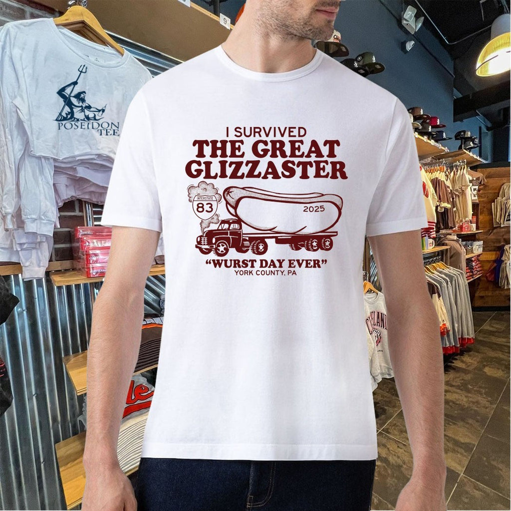 I Survived The Great Glizzaster Wurst Day Ever York County Pa T-shirt