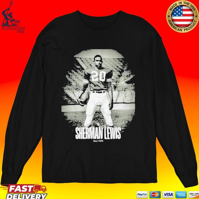 Rip Sherman Lewis 1942-2026 T-shirt