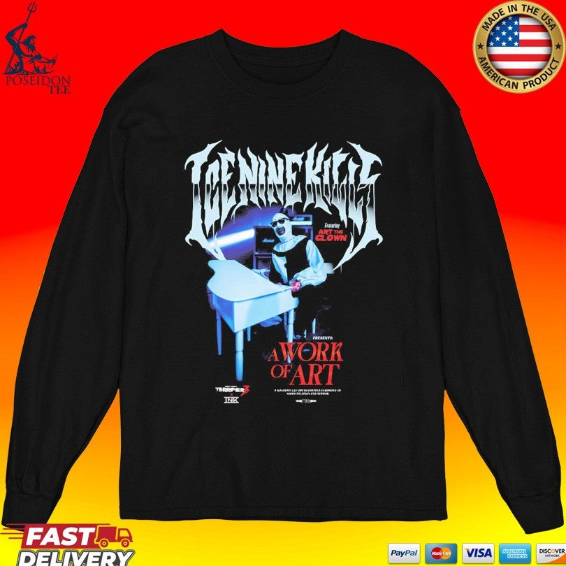 Ice Nine Kills A Work Of Art Piano T-shirt