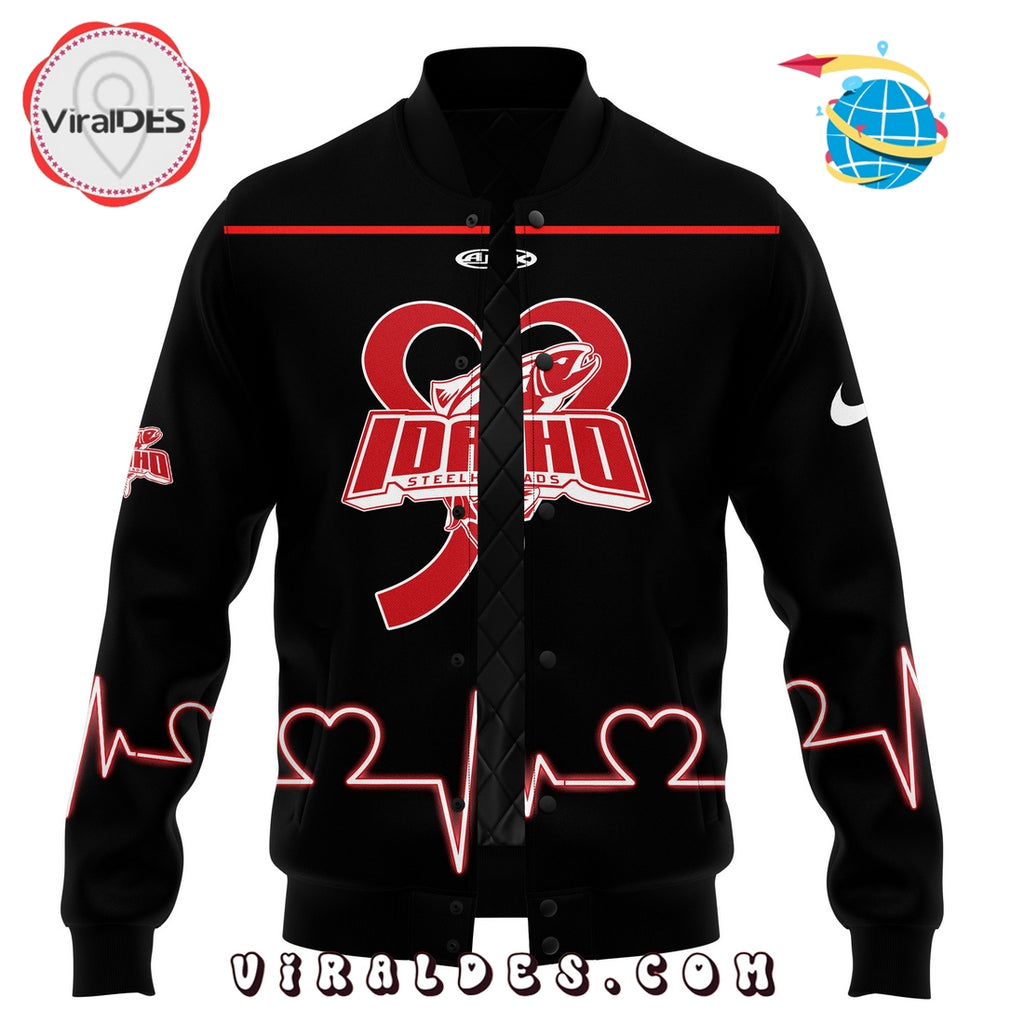 Idaho Steelheads Jayden DeLuca Foundation Baseball Jacket