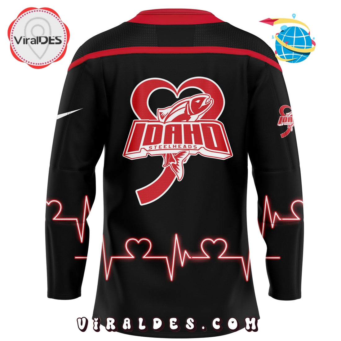 Idaho Steelheads Jayden DeLuca Foundation Hockey Jersey
