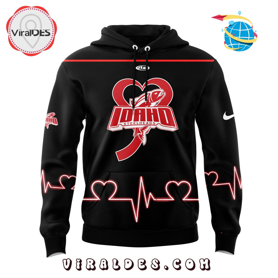 Idaho Steelheads Jayden DeLuca Foundation Hoodie