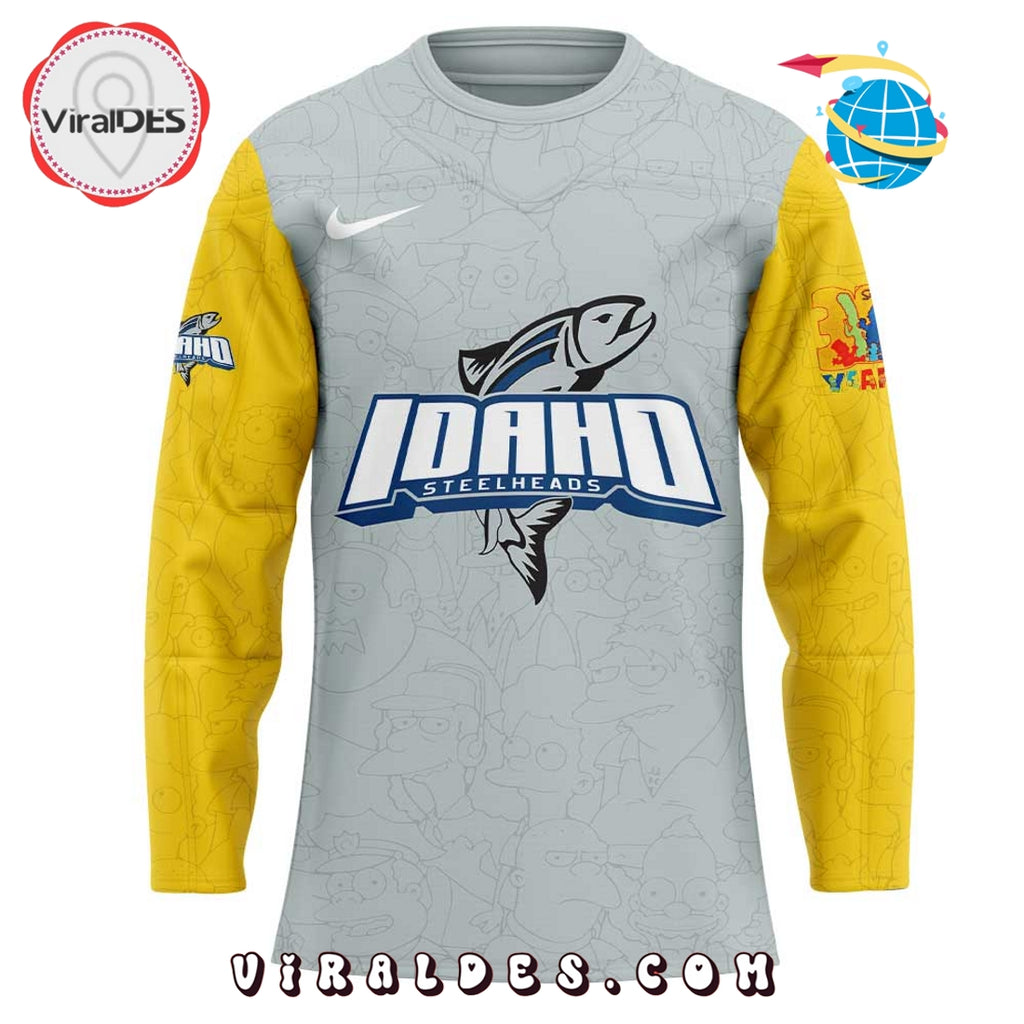Idaho Steelheads x 35th The Simpsons Hockey Jersey