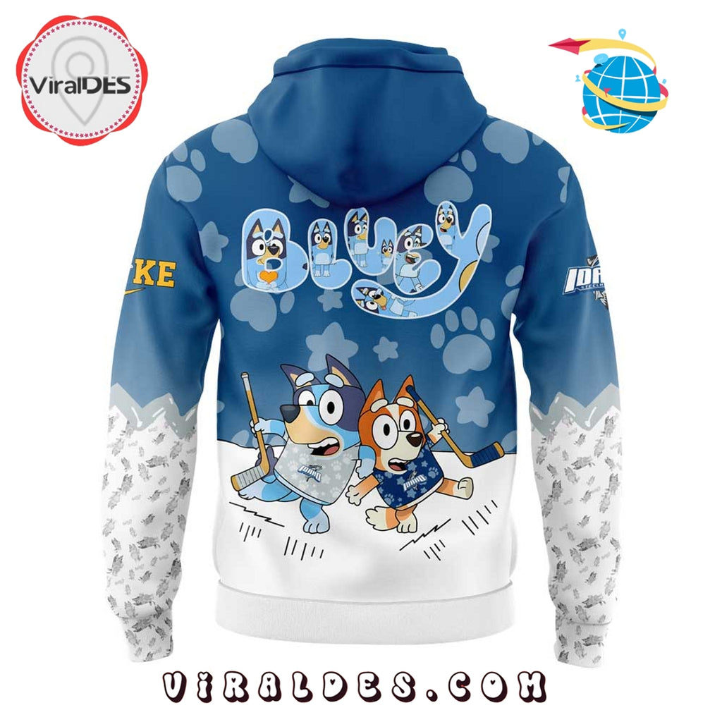Idaho Steelheads x Bluey and Bingo 2025 Hoodie