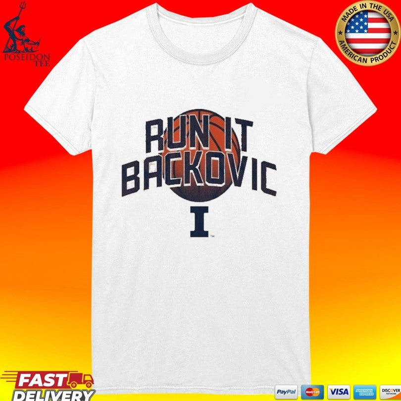 Illinois Basketball Run It Backovic T-shirt