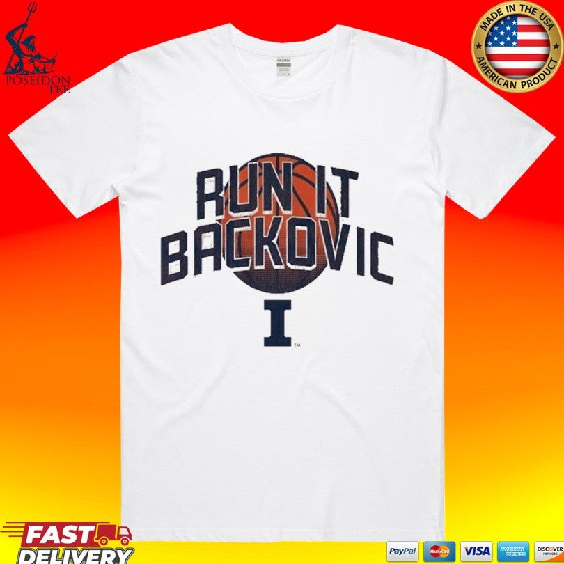 Illinois Basketball Run It Backovic T-shirt
