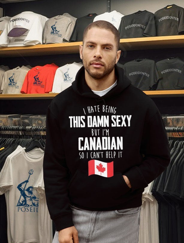 I’m Canadian I Can’t Help It Hilarious Proud Canada Humor T-shirt