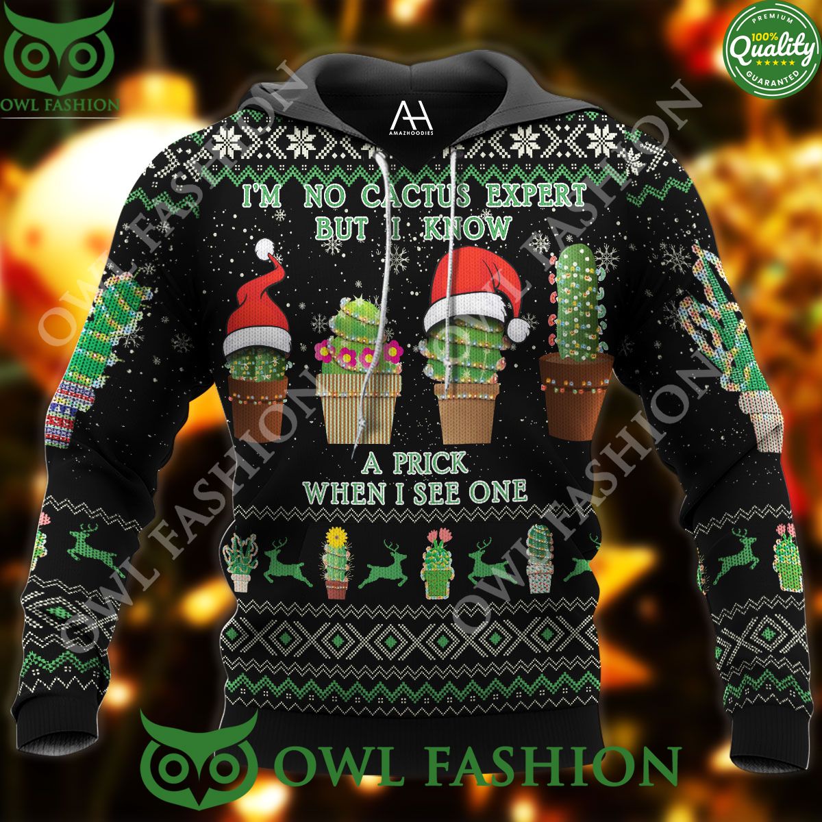 I’m No Cactus Expert Premium Ugly Sweater