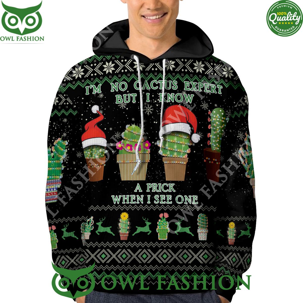I’m No Cactus Expert Premium Ugly Sweater