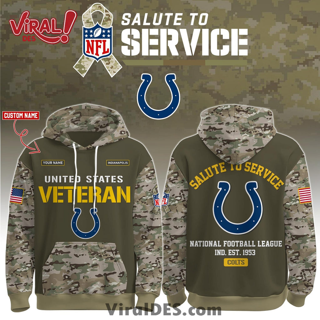 Indianapolis Colts 2025 Salute to Service Hoodie, Long Pants