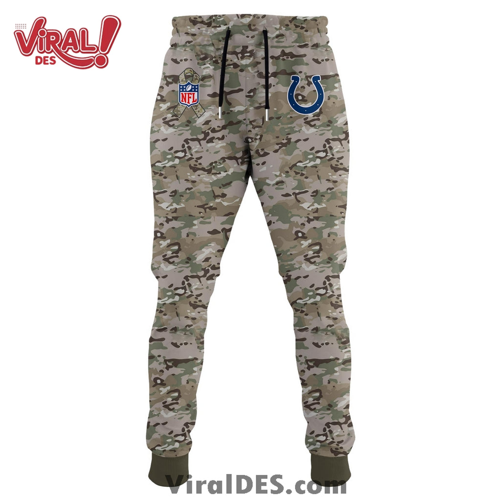 Indianapolis Colts 2025 Salute to Service Hoodie, Long Pants