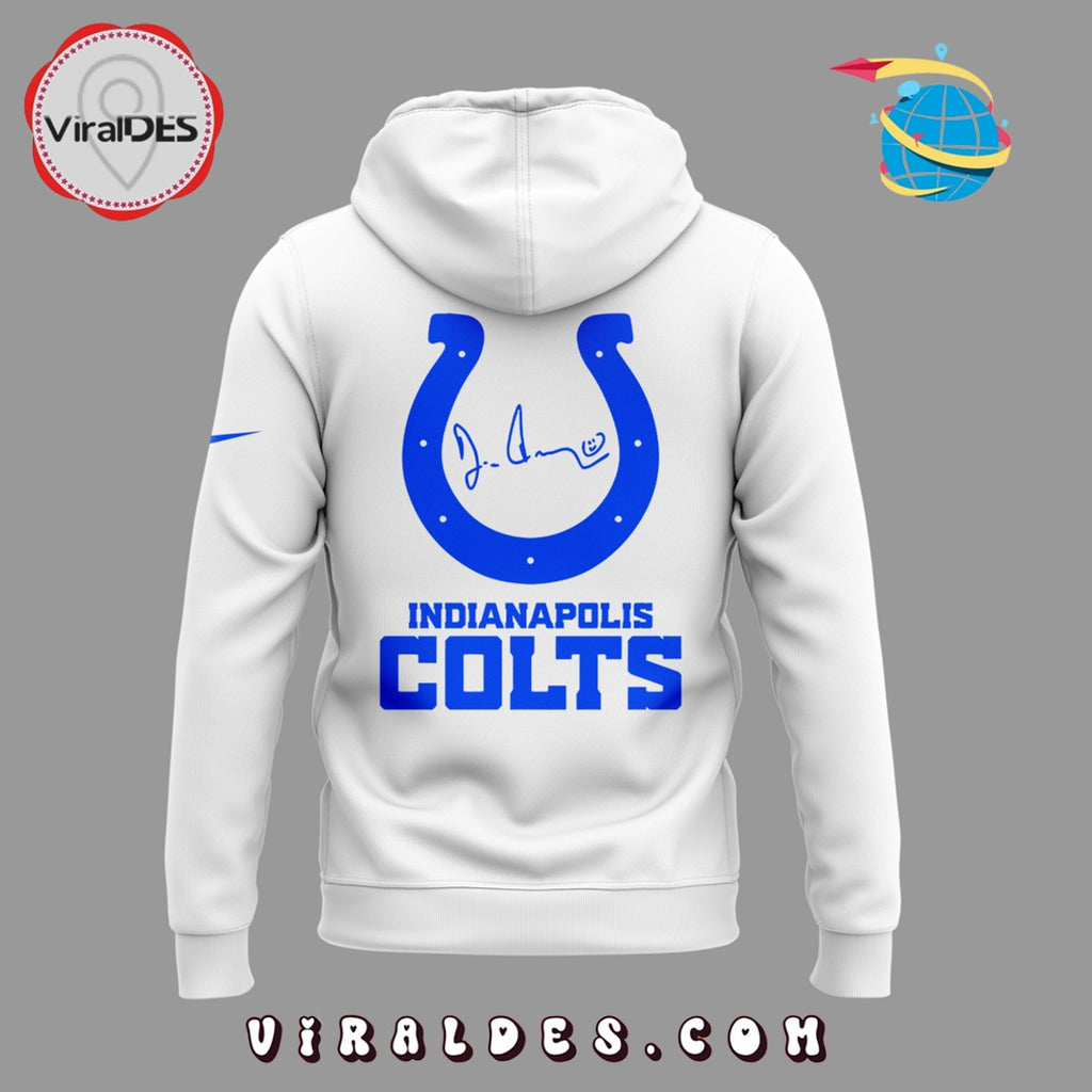 Indianapolis Colts For the Boss White Hoodie