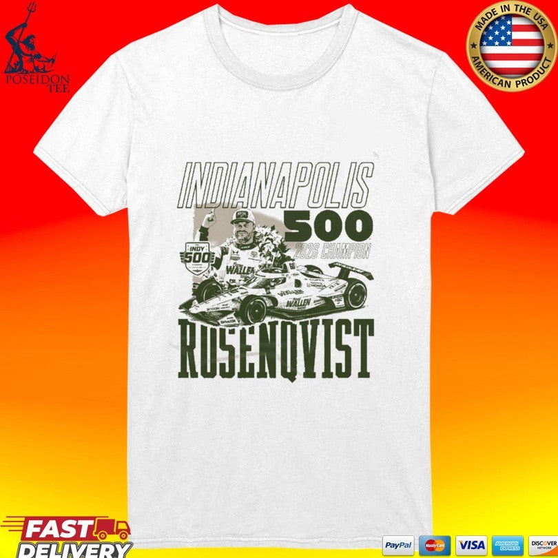 Indianapolis Indy 500 Winner Felix Rosenqvist 2026 Champion T-shirt