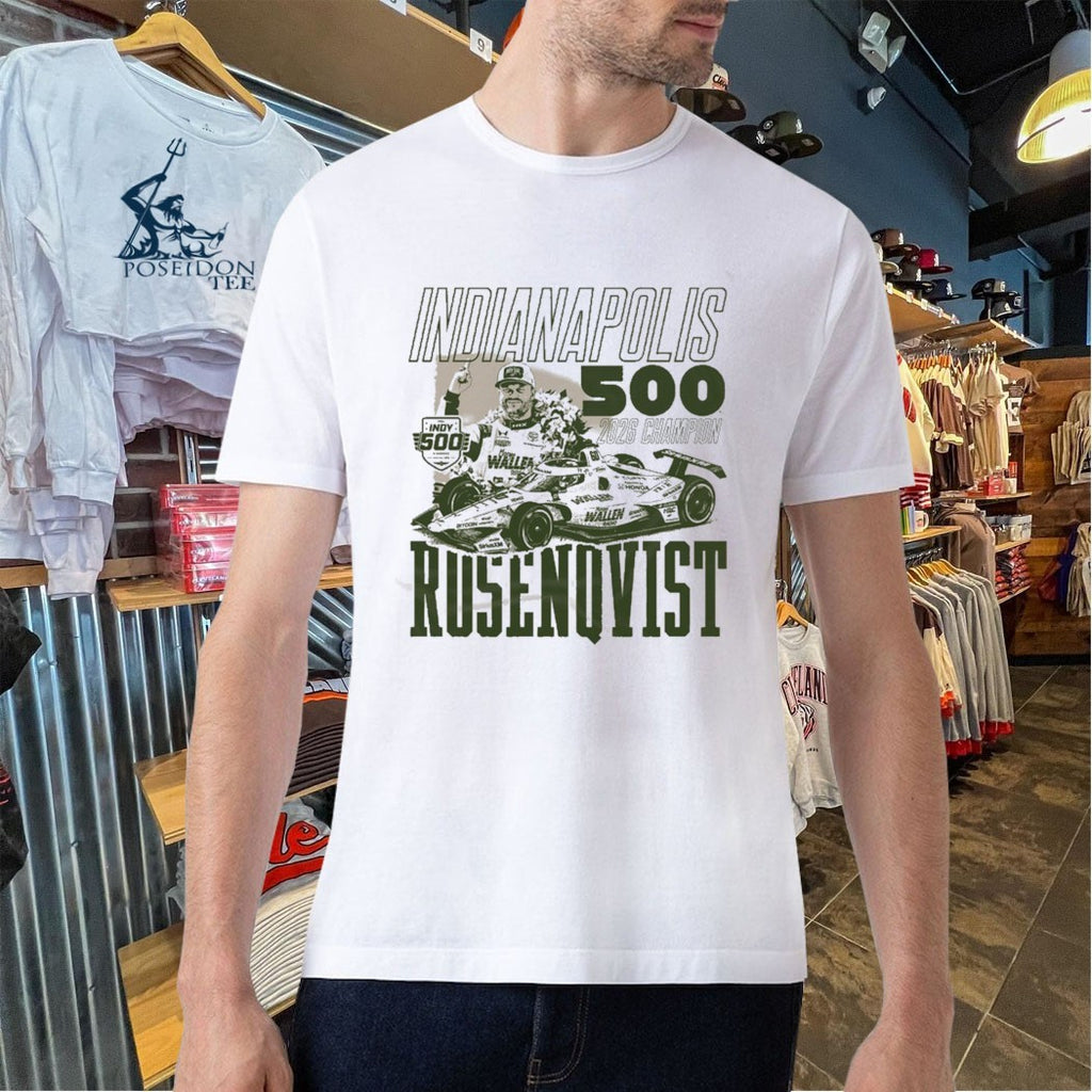 Indianapolis Indy 500 Winner Felix Rosenqvist 2026 Champion T-shirt