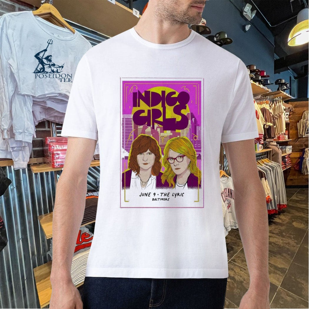 Indigo Girls June 9 2026 Lyric Baltimore In Baltimore Md T-shirt