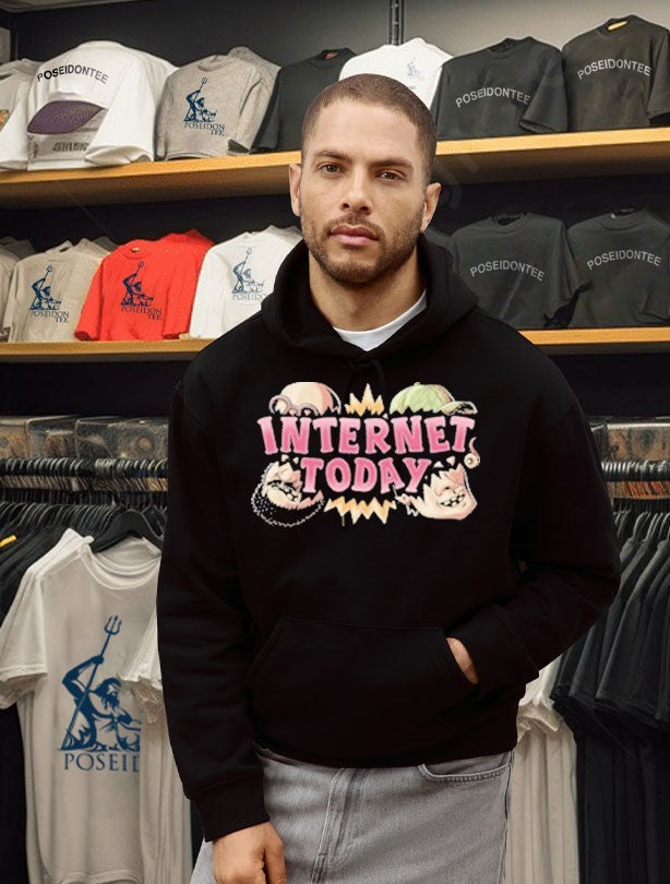 Internet Today Busting Logo T-shirt