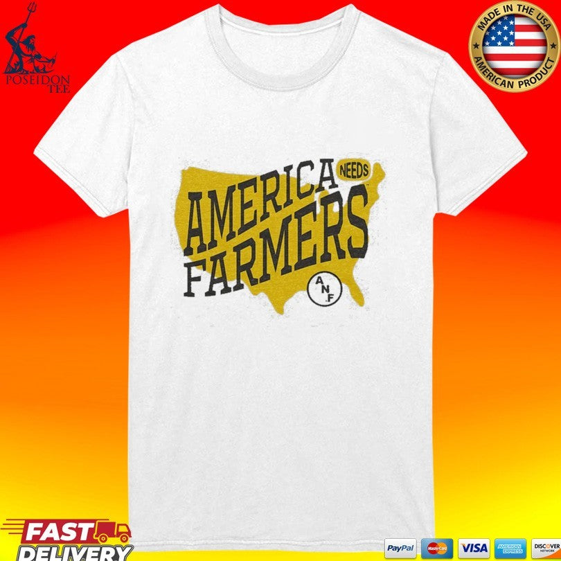 Iowa Hawkeyes America Needs Farmers T-shirt
