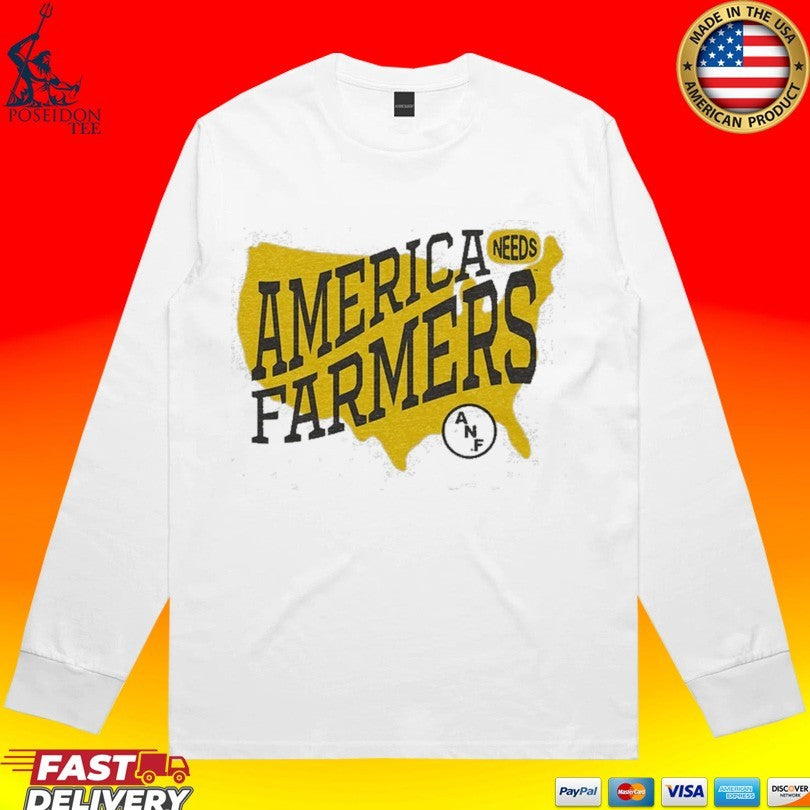 Iowa Hawkeyes America Needs Farmers T-shirt