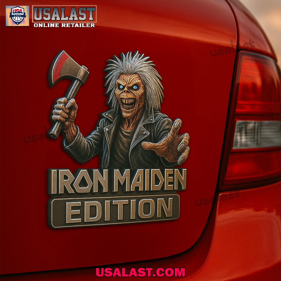 Iron Maiden Edition Custom 3D Car Badge Sticker
