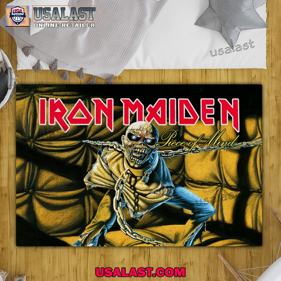 Iron Maiden Piece of Mind Rectangle Rug