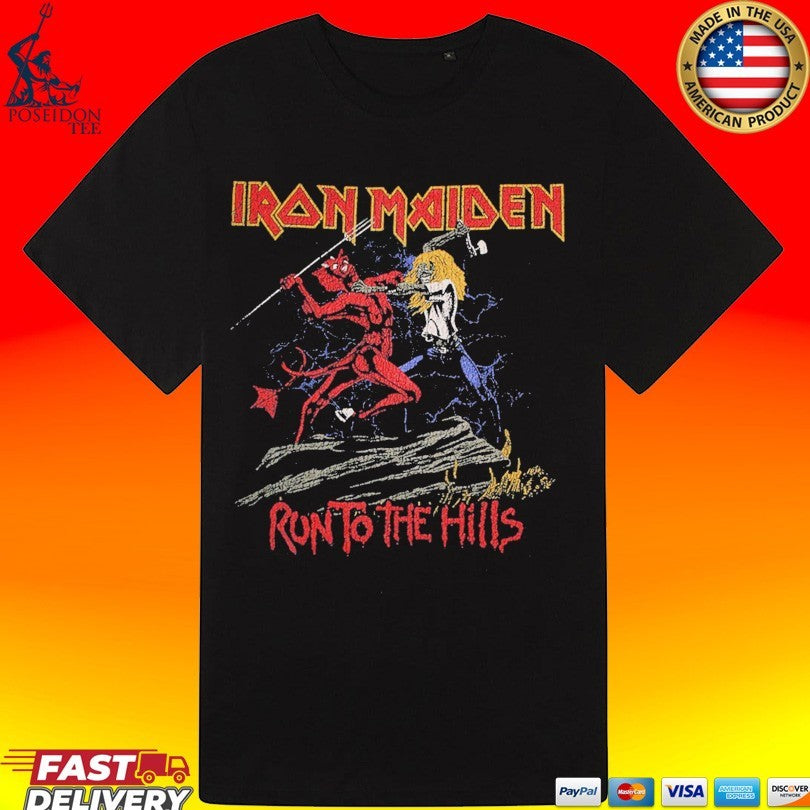 Iron Maiden Run To The Hills T-shirt