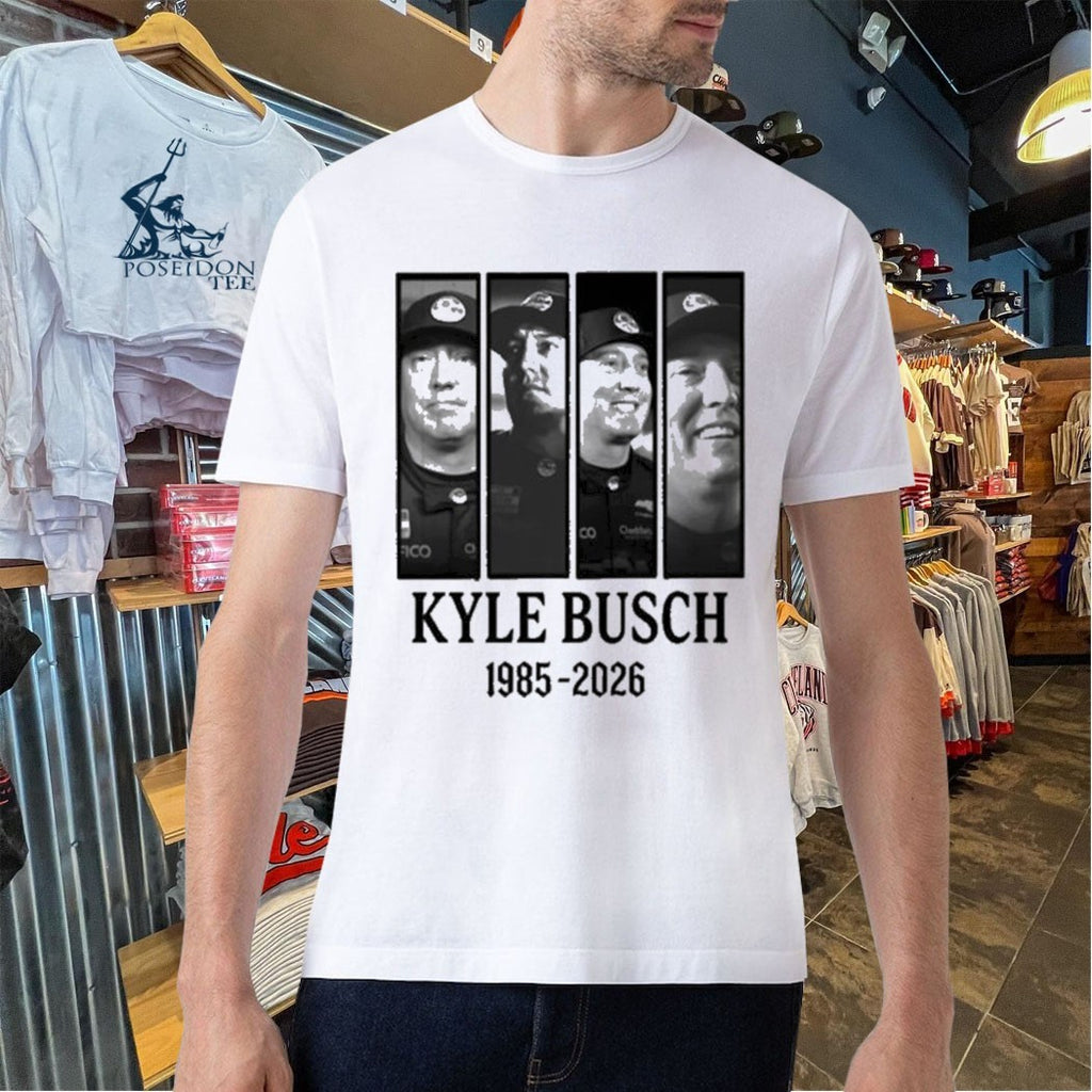 Rip Kyle Busch 1985-2026 Kyle Busch Tribute T-shirt