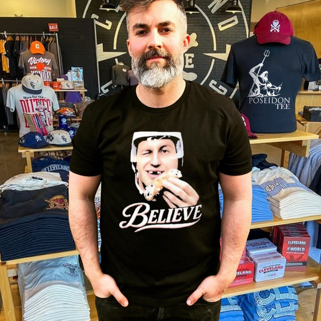Jack Hughes Believe Flyers T-shirt