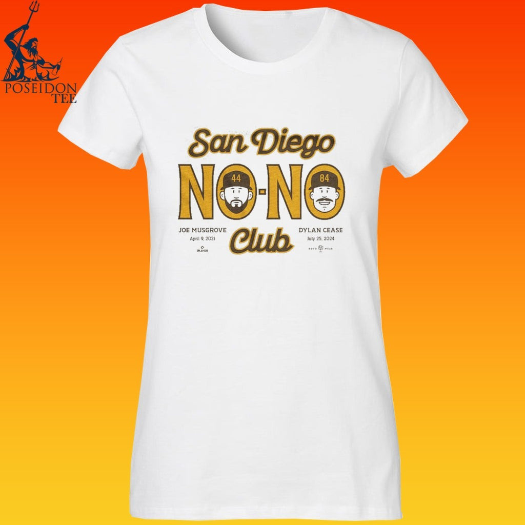 Jackson Merrill Wearing Joe Musgrove And Dylan Cease San Diego No-No Club T-shirt