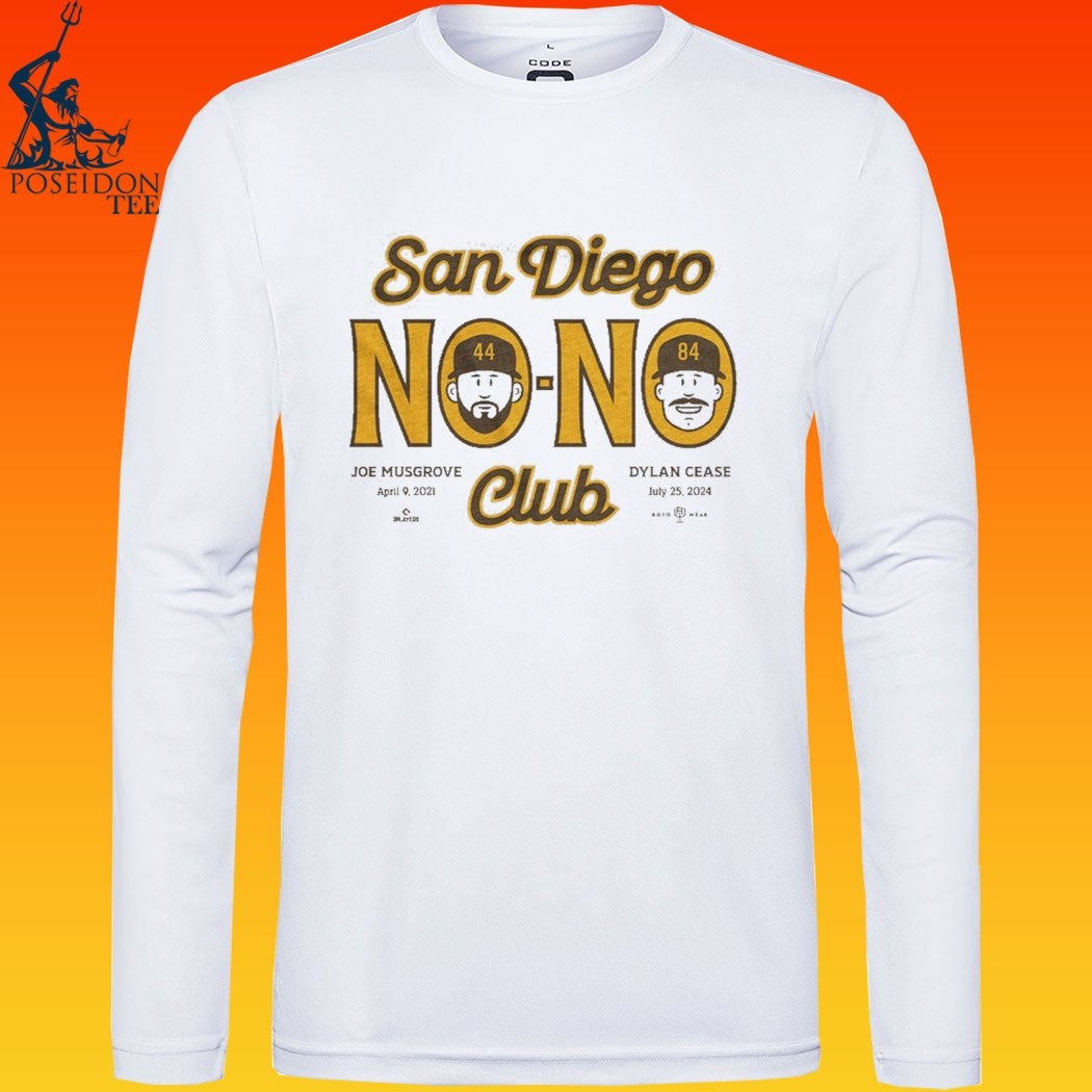 Jackson Merrill Wearing Joe Musgrove And Dylan Cease San Diego No-No Club T-shirt
