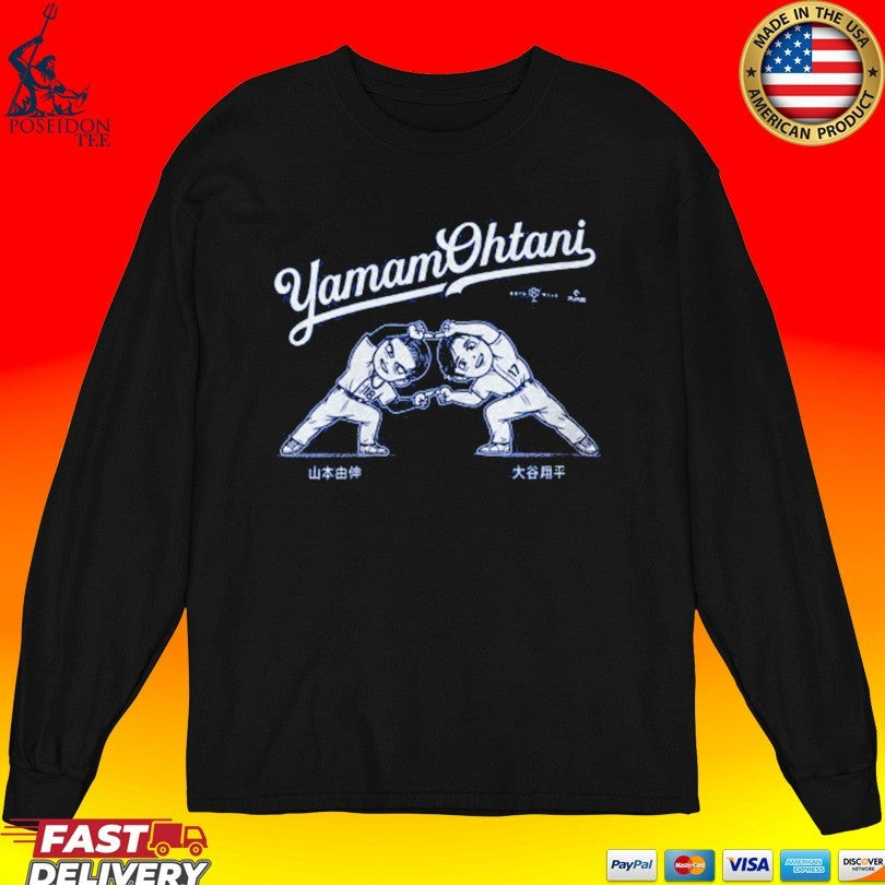 James Outman Yoshinobu Yamamoto x Shohei Ohtani Dodgers T-shirt