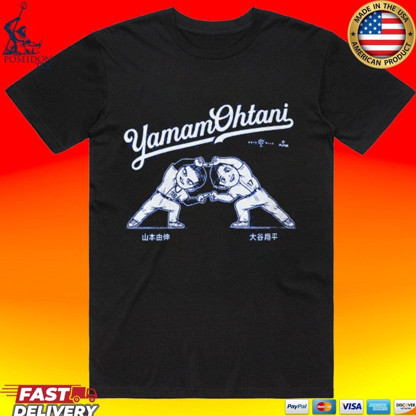 James Outman Yoshinobu Yamamoto x Shohei Ohtani Dodgers T-shirt