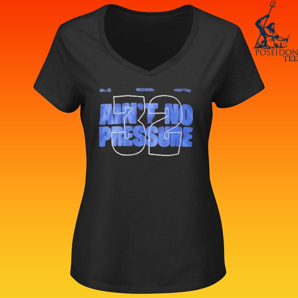 Jason Kidd with Ain’t No Pressure 32 Cooper Flagg T-shirt
