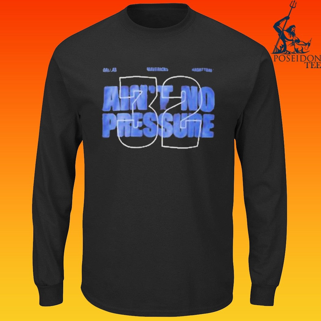 Jason Kidd with Ain’t No Pressure 32 Cooper Flagg T-shirt