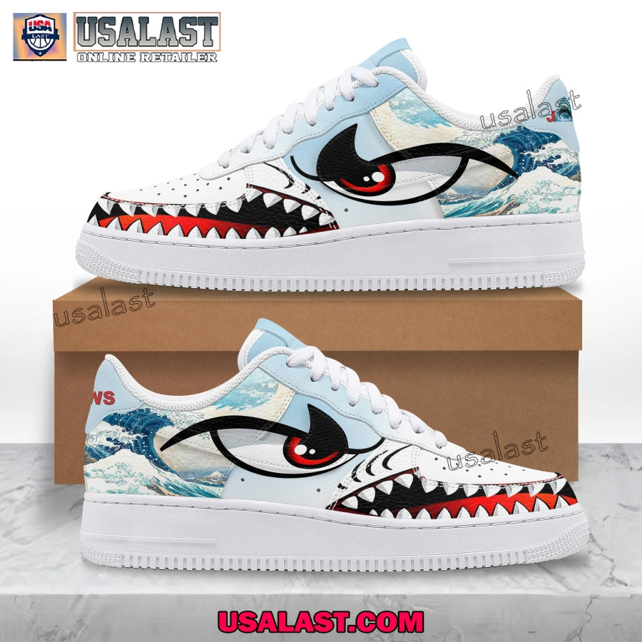 Jaws 50th Anniversary Celebration Air Force Sneakers