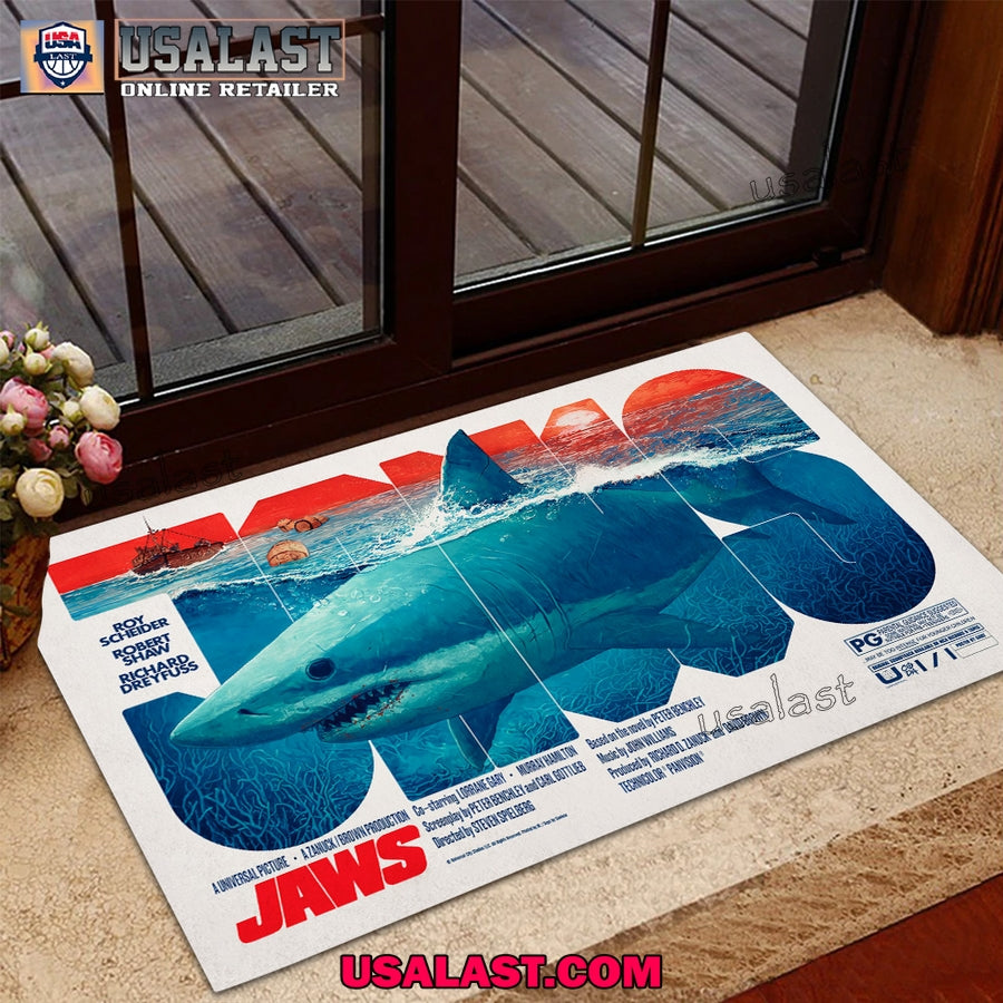 Jaws Movie 45th Anniversary Foldable Doormat