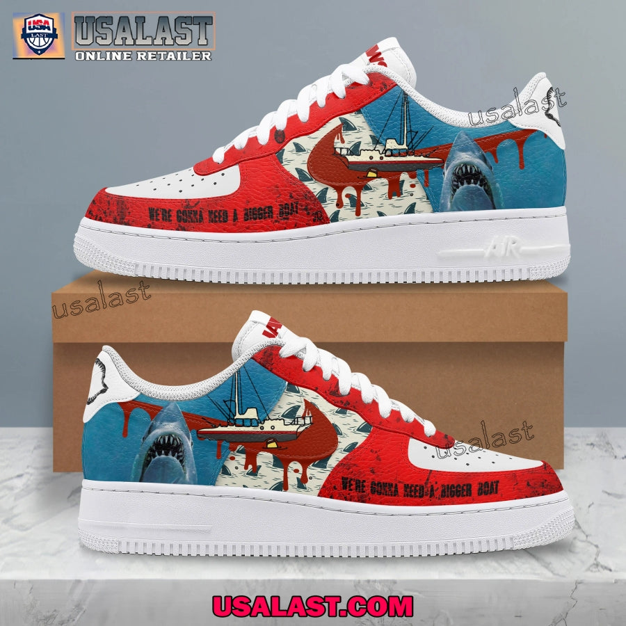 Jaws Movie Horror Air Force Shoes