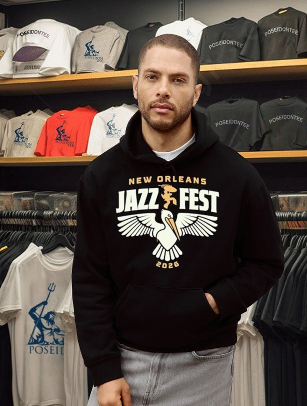 Jazz Fest Jazz Fest Red Bayou Bird T-shirt