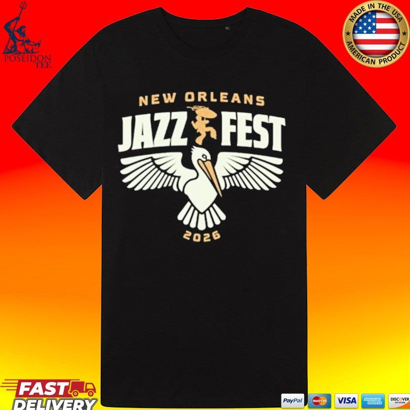 Jazz Fest Jazz Fest Red Bayou Bird T-shirt